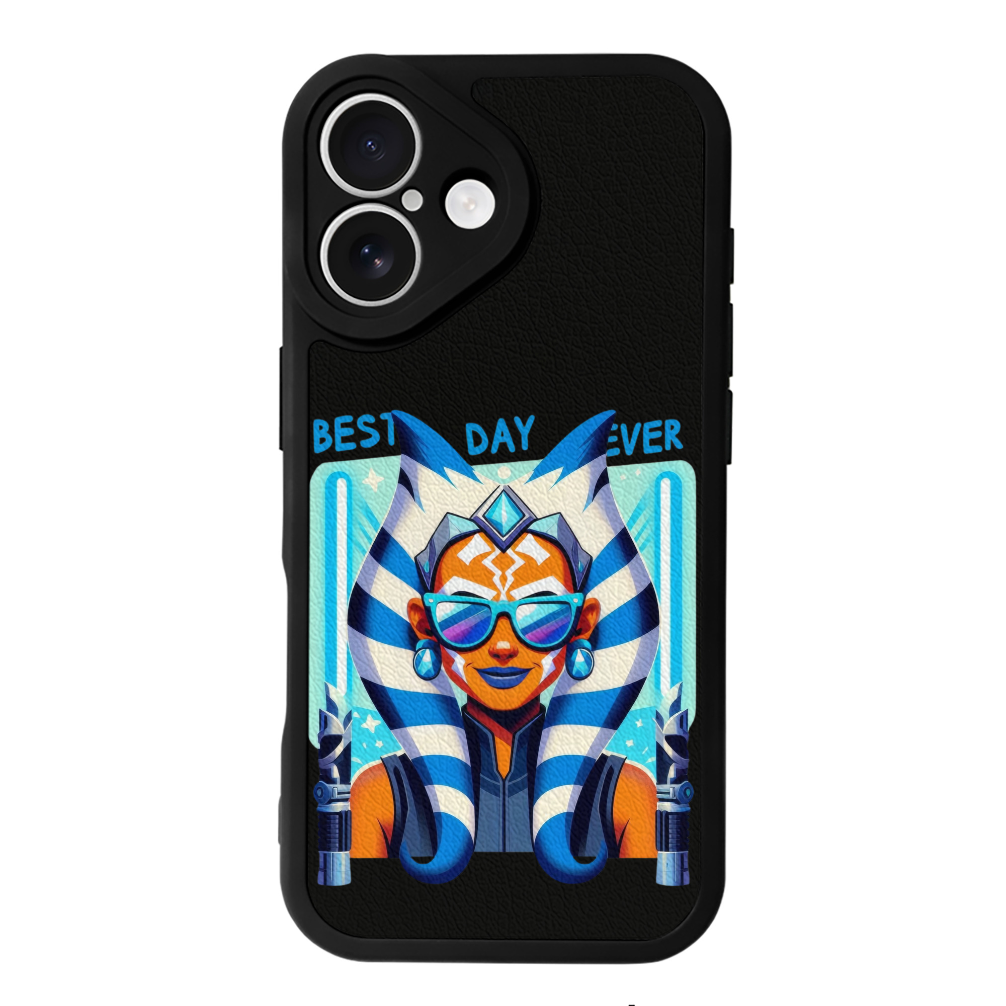 （画像用） スター・ウォーズ Star Wars 【iPhone 16シリーズ対応】シリコンスマホケース（レザー調） 材質：シリコン